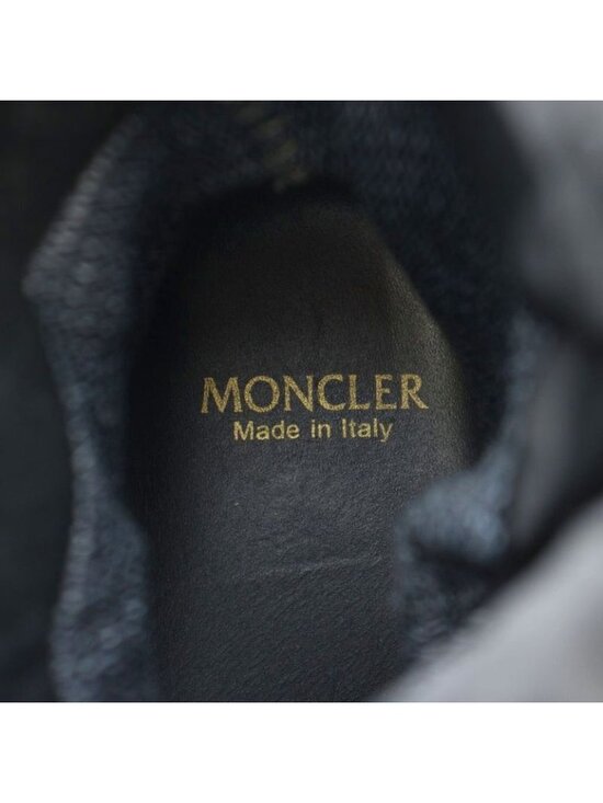 Moncler Black Rain Don Moncler Rain Don\'t Care Short Boots 37 Black Side Zip Pull Tab Thick Sole RI